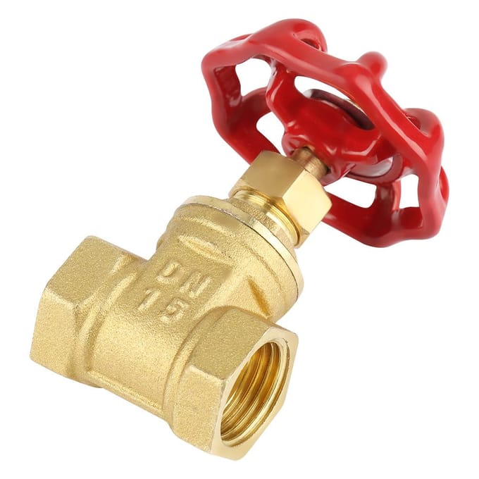 DN15 Messing Schuifafsluiter BSPP G1 2 Roterende Sluisafsluiter 232PSI voor Water Olie Gas