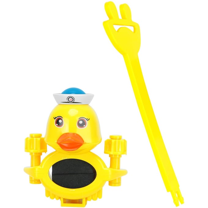 Kraanhandvat Verlengstuk Eendvormige Spoelbakuitloop Verlengstuk Cartoon voor Peuters Cadeaus Decoratie yellow