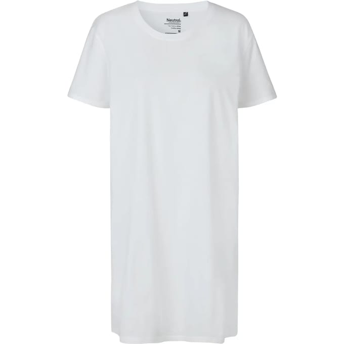Dames t-shirt jurk Neutral