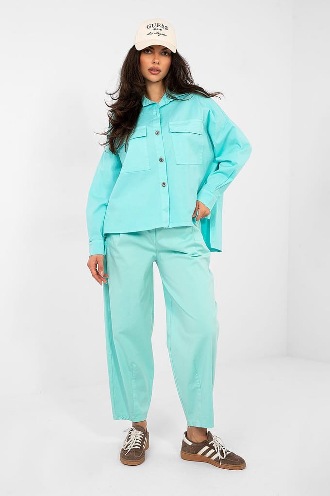 Arden Utility Shirt - Aquablau / Einheitsgröße
