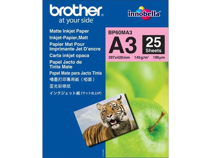 Brother Inkjet papier A3 Mat 25 vel