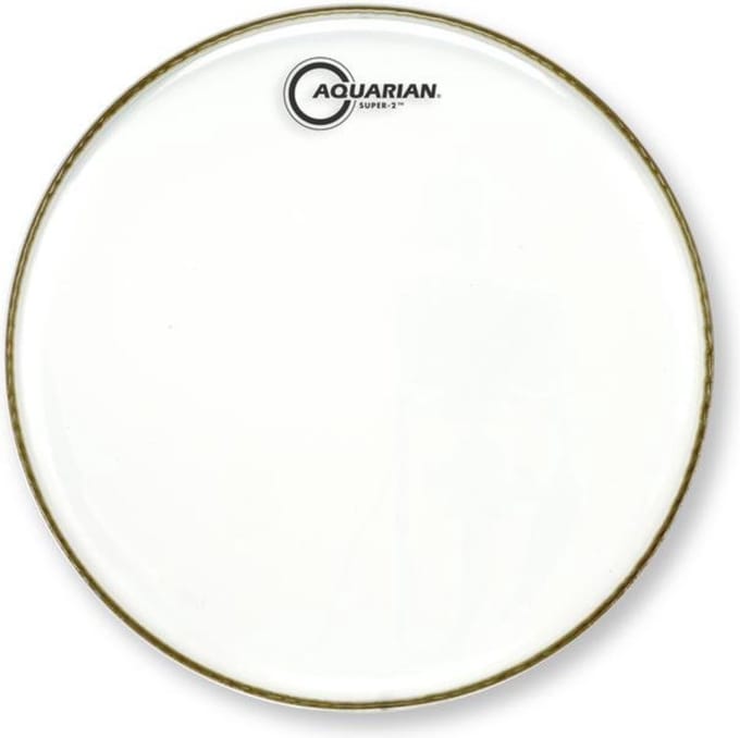 Aquarian 12" Super-2 Clear drumfel