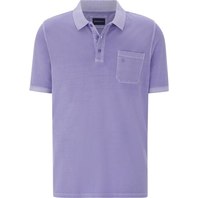 Babista herren Poloshirt - 52/54 - lila - Plus Size