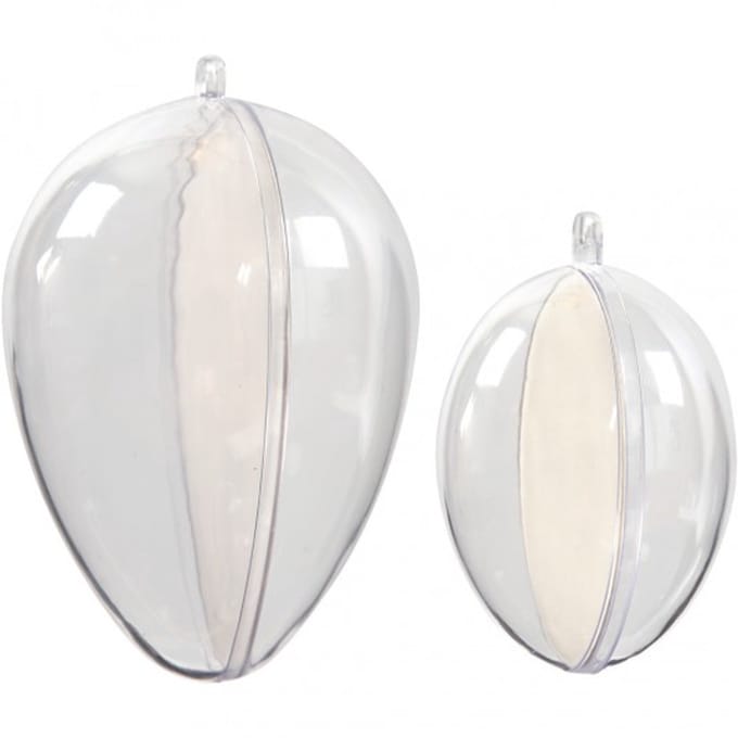 Creativ Company Deco Eieren 6.3 en 9 cm 25 stuks