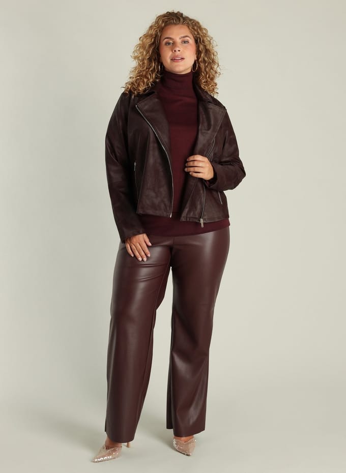 YEST CURVE Grace Cover ups - Dark Bordeaux - maat X-0(44)
