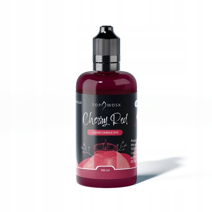 Professionele Vloeibare Kaarsenkleurstof - Levendig Rood 100 ml