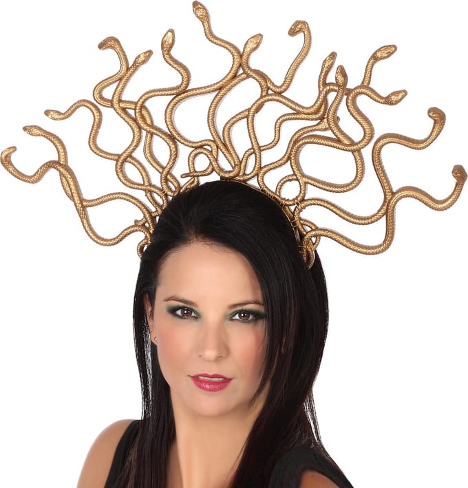 ATOSA - Medusa hoofdband voor volwassenen
