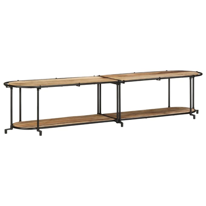 vidaXL - Tv-meubel - 200x42x40 - cm - massief - ruw - mangohout