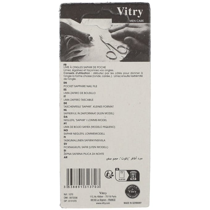 Saffier Vijl Klein Model Blauw