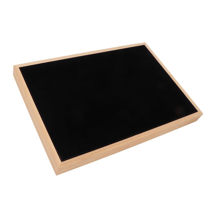 Houten Sieradenbak Klassiek Elegant Krasbestendig Multifunctioneel Sieradendisplay Bakken voor Oorbellen beige