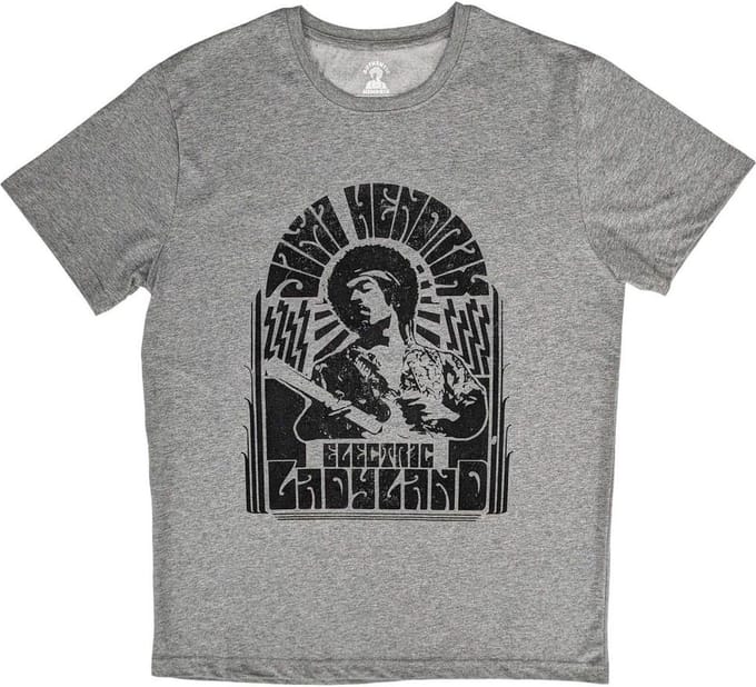 Jimi Hendrix - Electric Ladyland Mono Heren T-shirt - M - Grijs