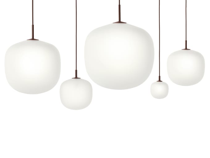 Muuto Rime Hanglamp  - deep red - Ø 18 cm