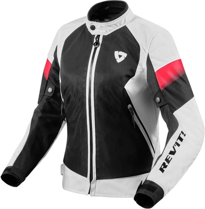 REV’IT! Control Air H2O Dames Wit Zwart Motorjas - Maat 38 - Jas