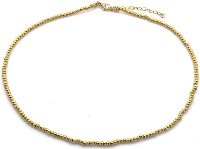F-A18.5 N100-066G S. Steel Necklace 3mm