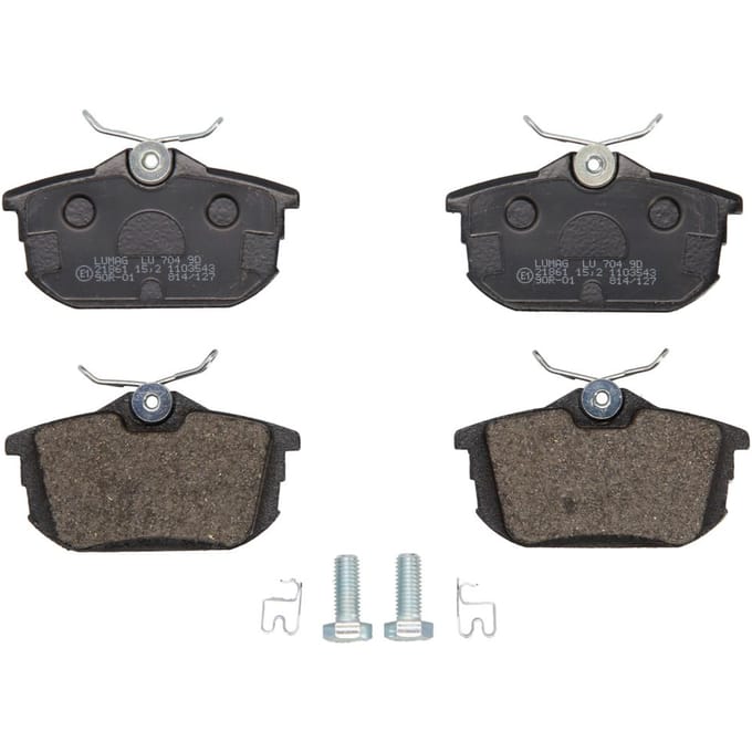 Remblokset BRECK 21861 00 704 10, achter
