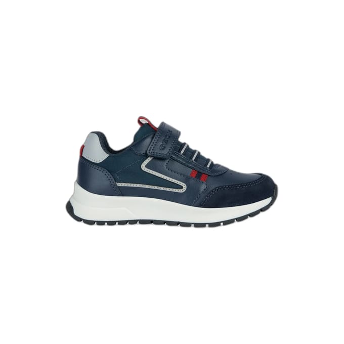 GEOX BRIEZEE JONGENS Sneakers - MARINEBLAUW/DONKERROOD - Maat 29
