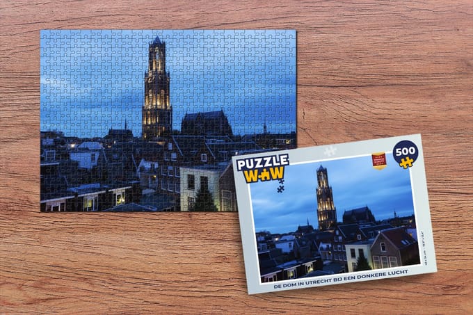 Puzzel Utrecht - Domtoren - Licht - Legpuzzel - Puzzel 500 stukjes
