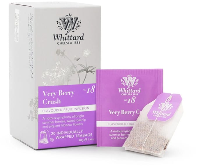 Fruitthee Whittard of Chelsea Very Berry Crush, 20 st.