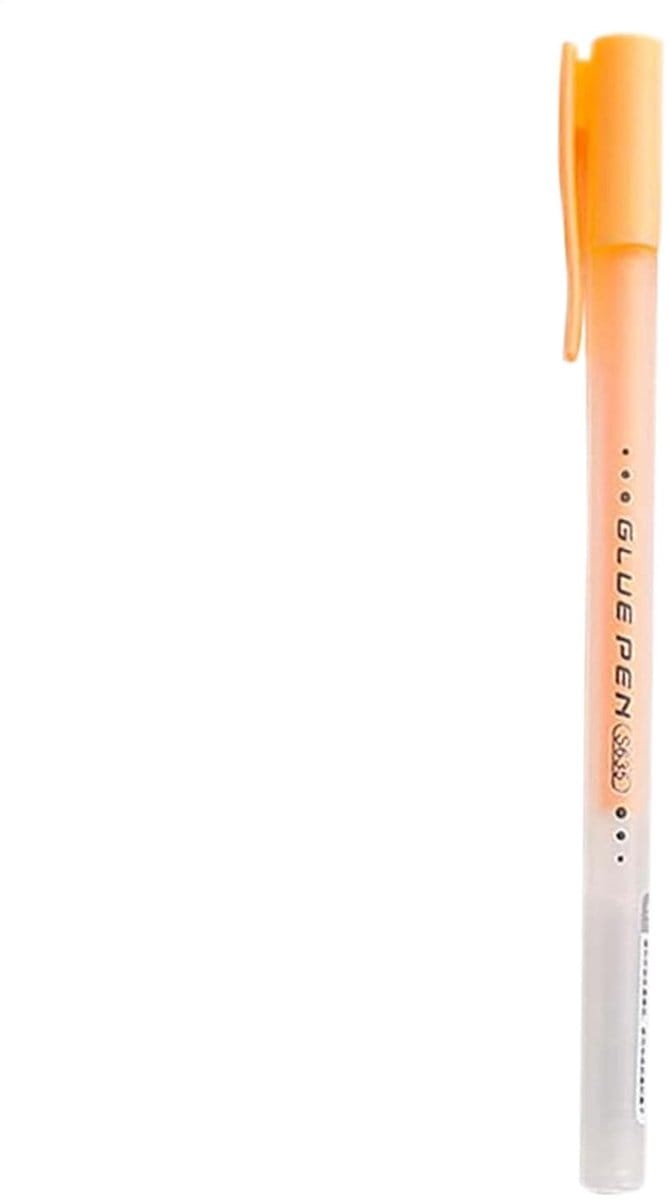 Lijm Pen - Vloeibare Lijm Applicator - Hobby Projecten - Sneldrogend - 1 mm Coating - Oranje