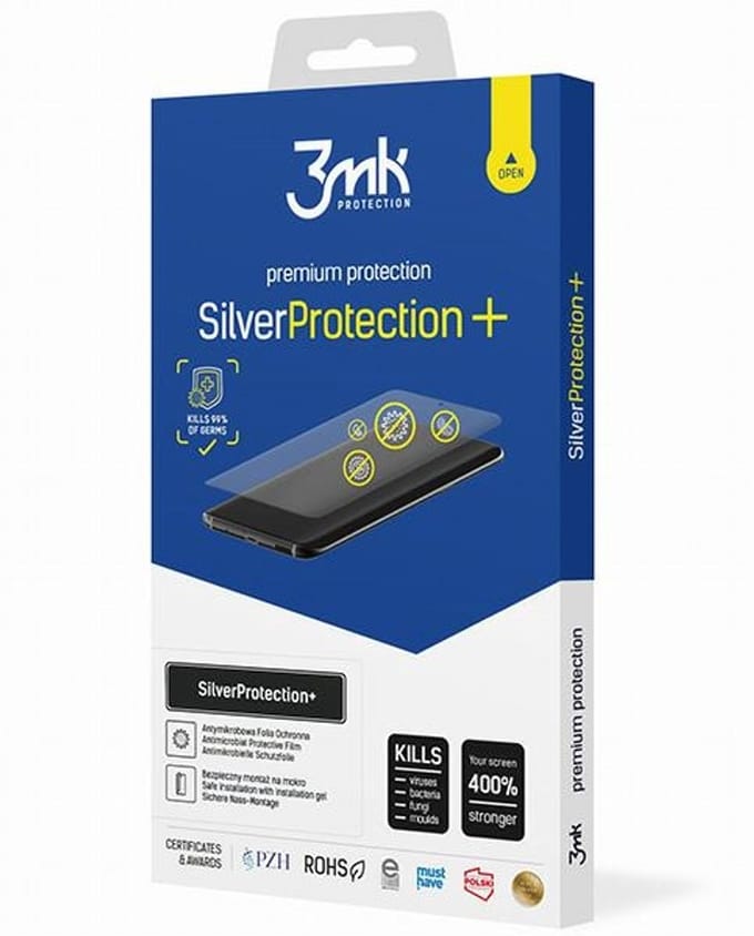3MK SilverProtect+ Serie - Screenprotector - Antymicrobieel - Hoogdoorzichtig - Krassenbestendig