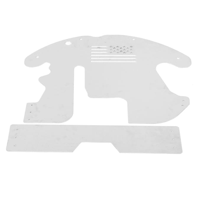 2 pièces Bouclier Anti-vol Catalyseur en Alliage d'Aluminium Protection Sécurité Remplacement pour Prius 20102015
