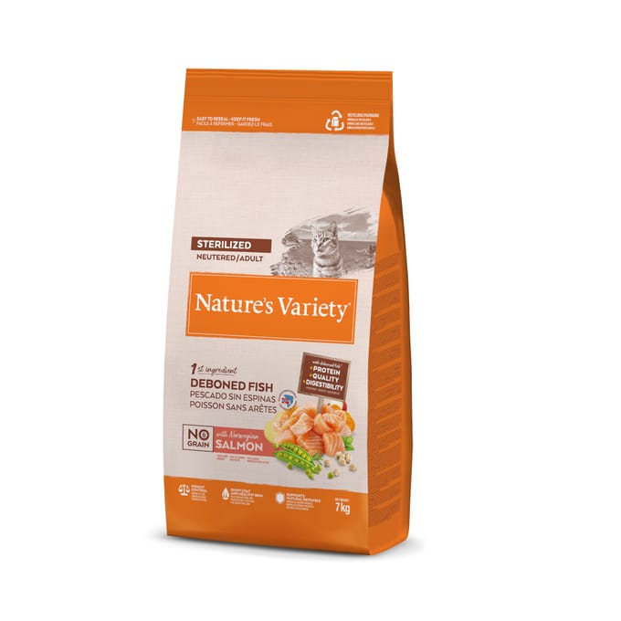 Nature's Variety Selected Sterilized Noorse zalm - 7 kg