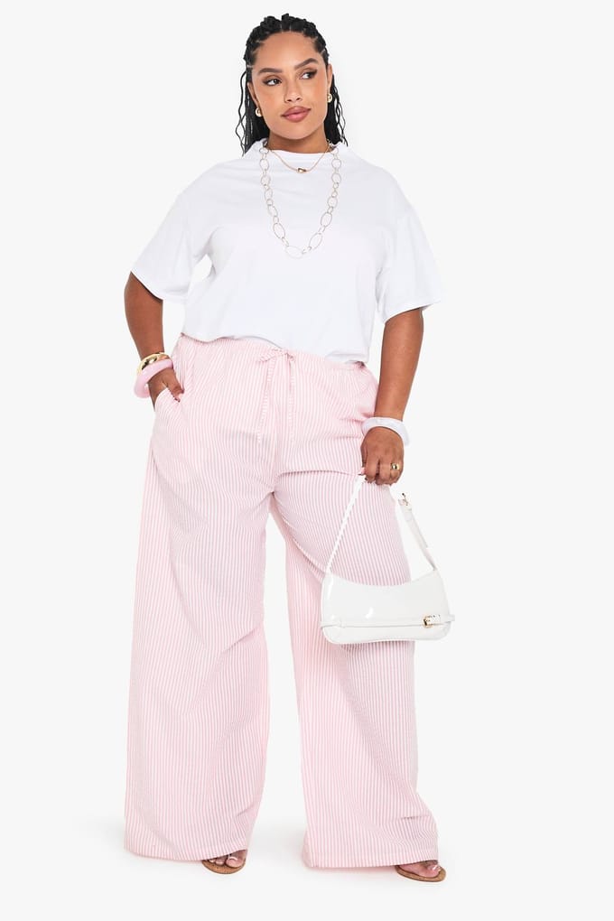 boohoo Dames PLUS APEROL SPRITZ OVERSIZED T-SHIRT | Wit | Maat: 46