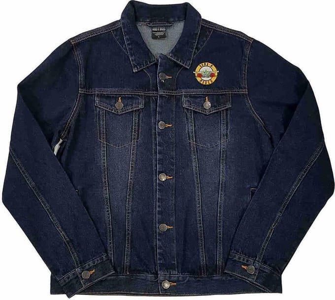 Guns N' Roses - Classic Logo Jacket - S - Blauw