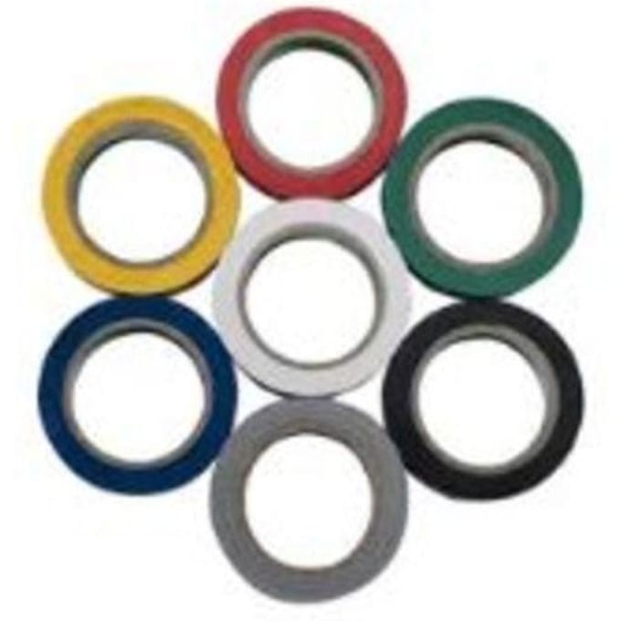 10x PVC Isolatietape 19mm x 9m Groen - Merkloos