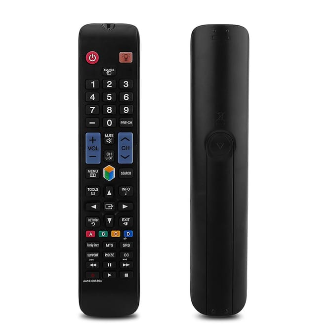 Télécommande de remplacement pour Smart TV Contrôleur de télévision pour Samsung AA59-00580A black