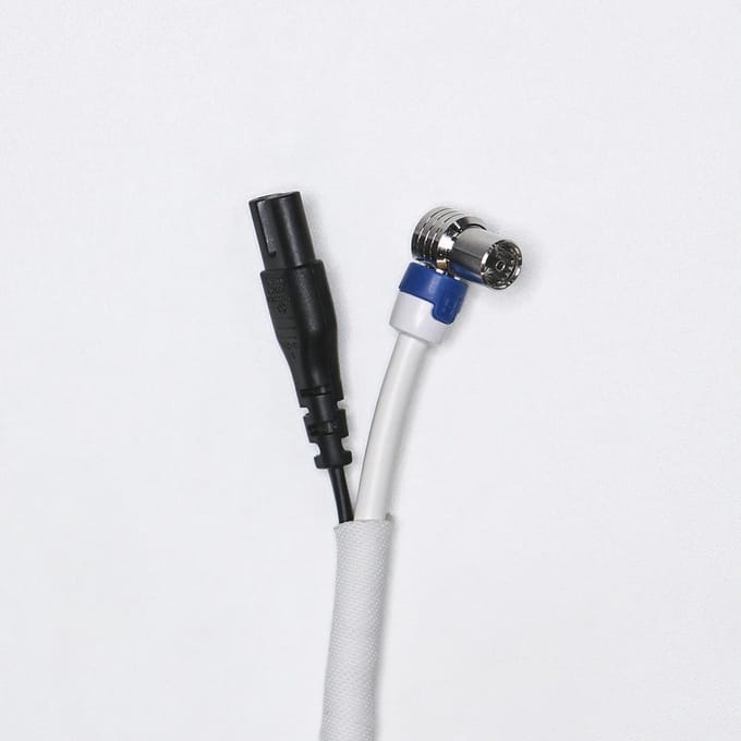 Cavus Kabelsok self wrapping 10mm 1 mtr. [wit]