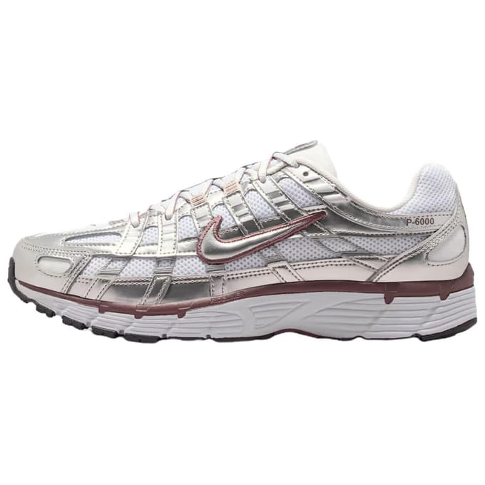 Nike P-6000 Wit Metallic Zilver Dames Sneakers Zwart Tattoo BV1021-110 40.5 gray