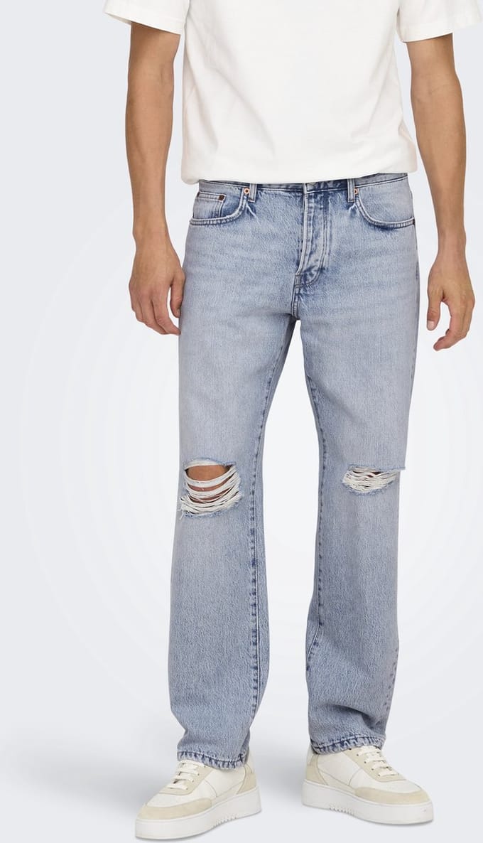 ONLY & SONS Regular fit ONSEDGE Mid waist Straight fit Jeans