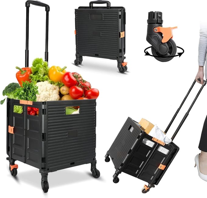 boodschappentrolley - Super compact / boodschappenwagen ,45 kg