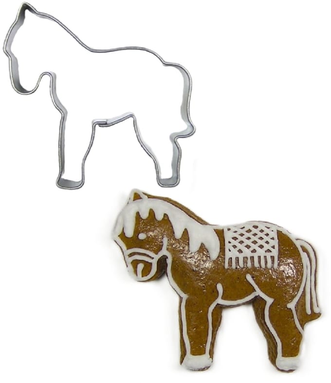 BrandNewCake Uitsteekvorm Paard RVS 6cm