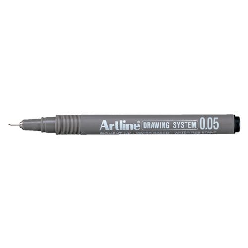 ARTLINE Drawing System Fineliner - 1 stuk - 0.5mm Lijndikte - Zwart
