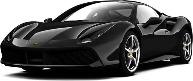 Bburago Modelauto Ferrari 488 GTB 2015 zwart 1:43 - auto schaalmodel