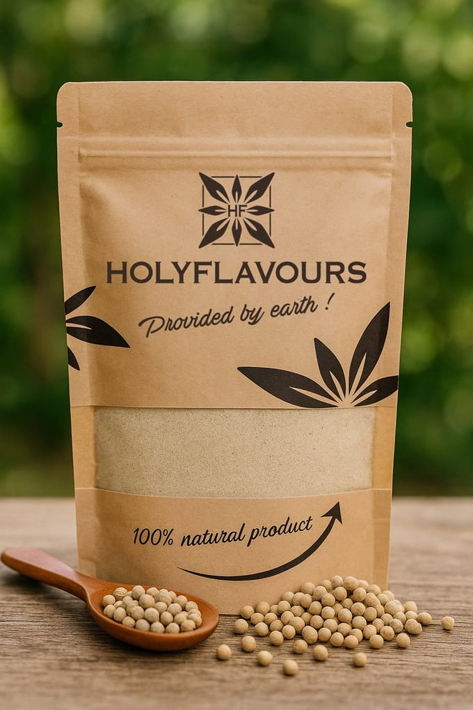 Witte Peper Poeder Kiemarm - 100 gram - Holyflavours