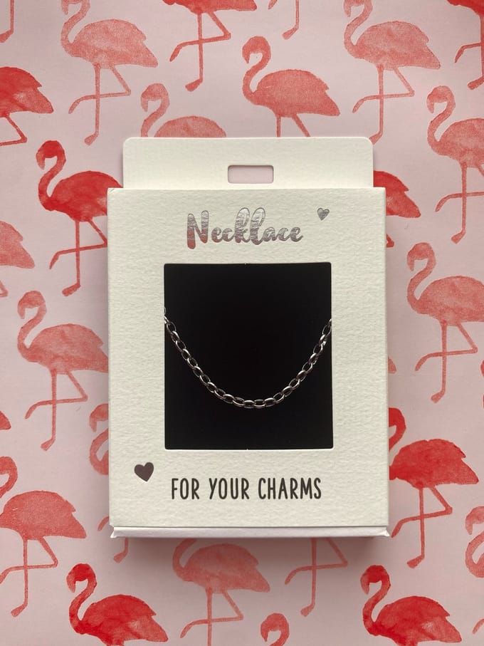 Depesche ketting zilver medium schakelarmband verstelbaar 47 cm.
