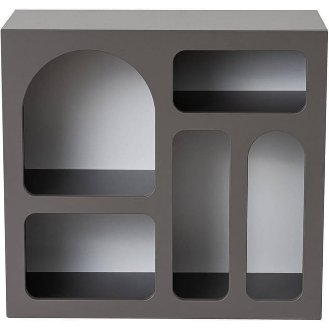 Asir - Sidetable - Antraciet - 80 x 74 x 37 cm