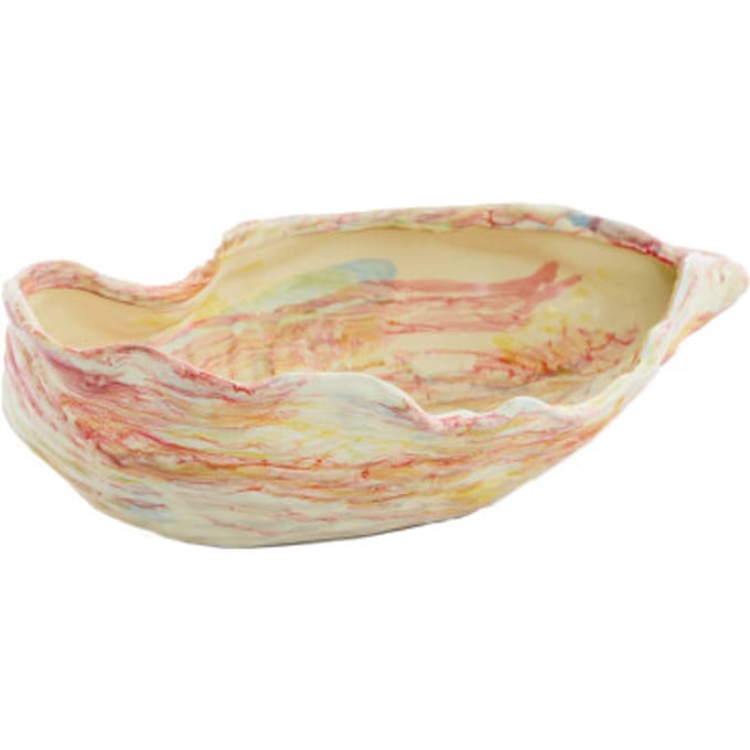 Light & Living - Schaal KALAKO - 41x20.5x10cm - Wit