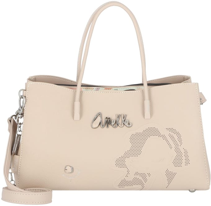 Anekke Handtas Schoudertas Alma Original Short Handle Bag Multicolor Beige
