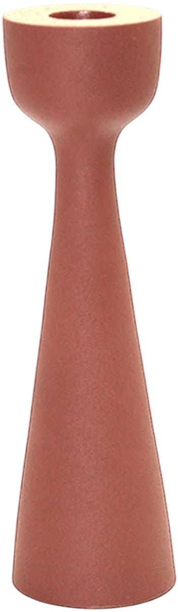 by Mooss - Paudar - Kandelaar - Terra - Gepoedercoat - Metaal - 23 cm - Ã˜ 6 cm - Terracotta