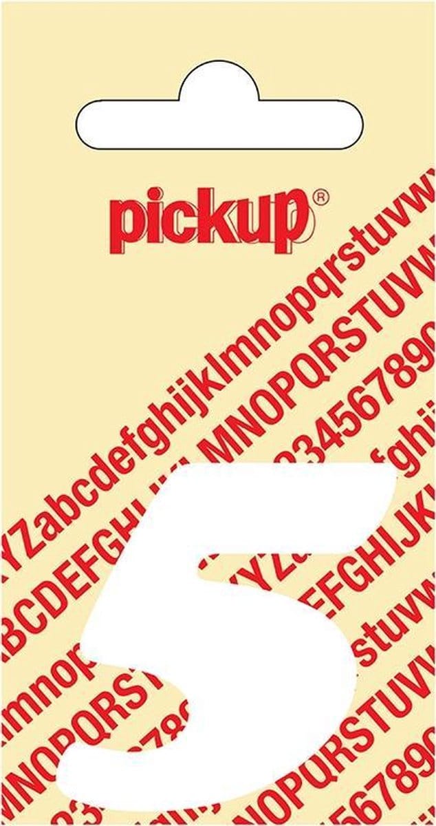 Pickup plakcijfer CooperBlack 40 mm - wit 5