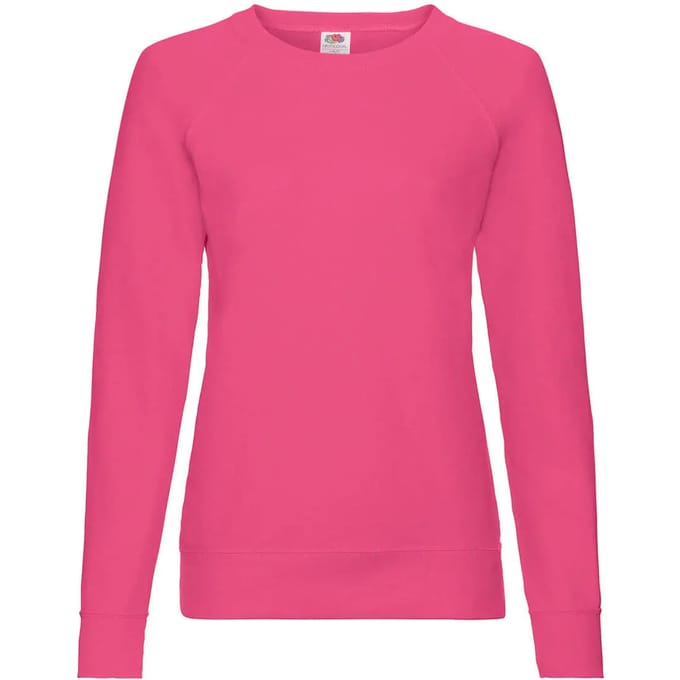 Dunne sweatshirt voor dames Fruit of the Loom Raglan
