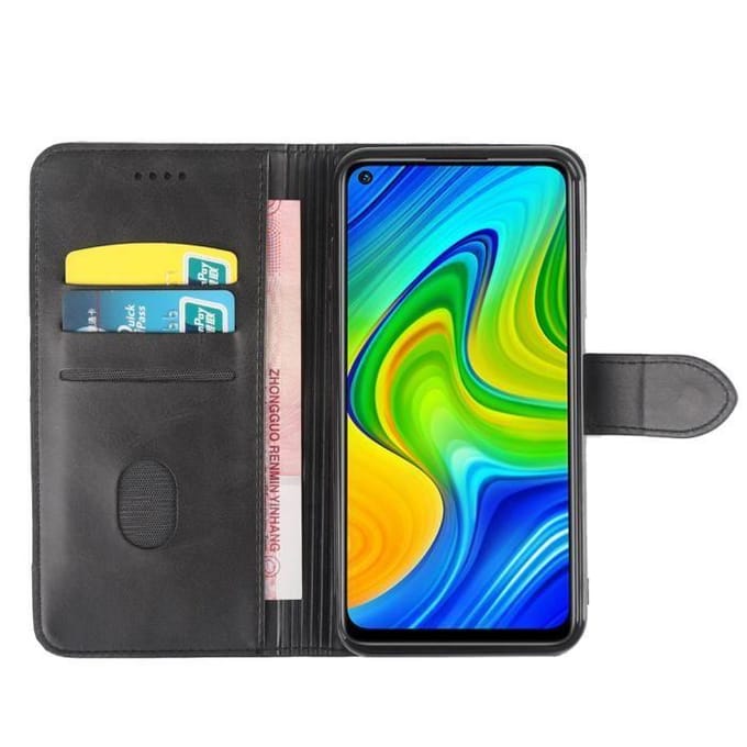 Hoesje - RASENA - Xiaomi Redmi Note 9 - PU Leer - Flexibel - Magneet