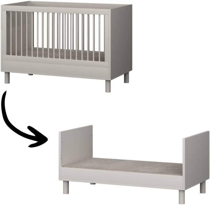 Born Lucky ® Delgado Baby Bed 70x140 cm