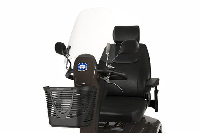 Scootmobielaanhuis - Scootmobiel Windscherm Universeel - Laag - 42 cm x 42 xm (H x B)