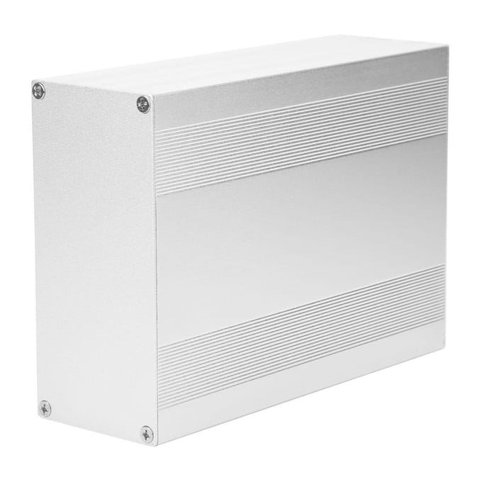 Aluminium Projectdoos Mat Zilver DIY Elektronische Printplaat Behuizing 68x145x200mm