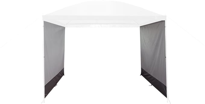 Bo-Camp - Zijwand - Voor Pop-Up luifel - 2 Stuks